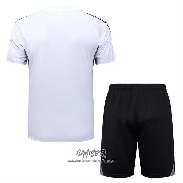Chandal del Alemania 2025-2026 Manga Corta Blanco - Pantalon Corto